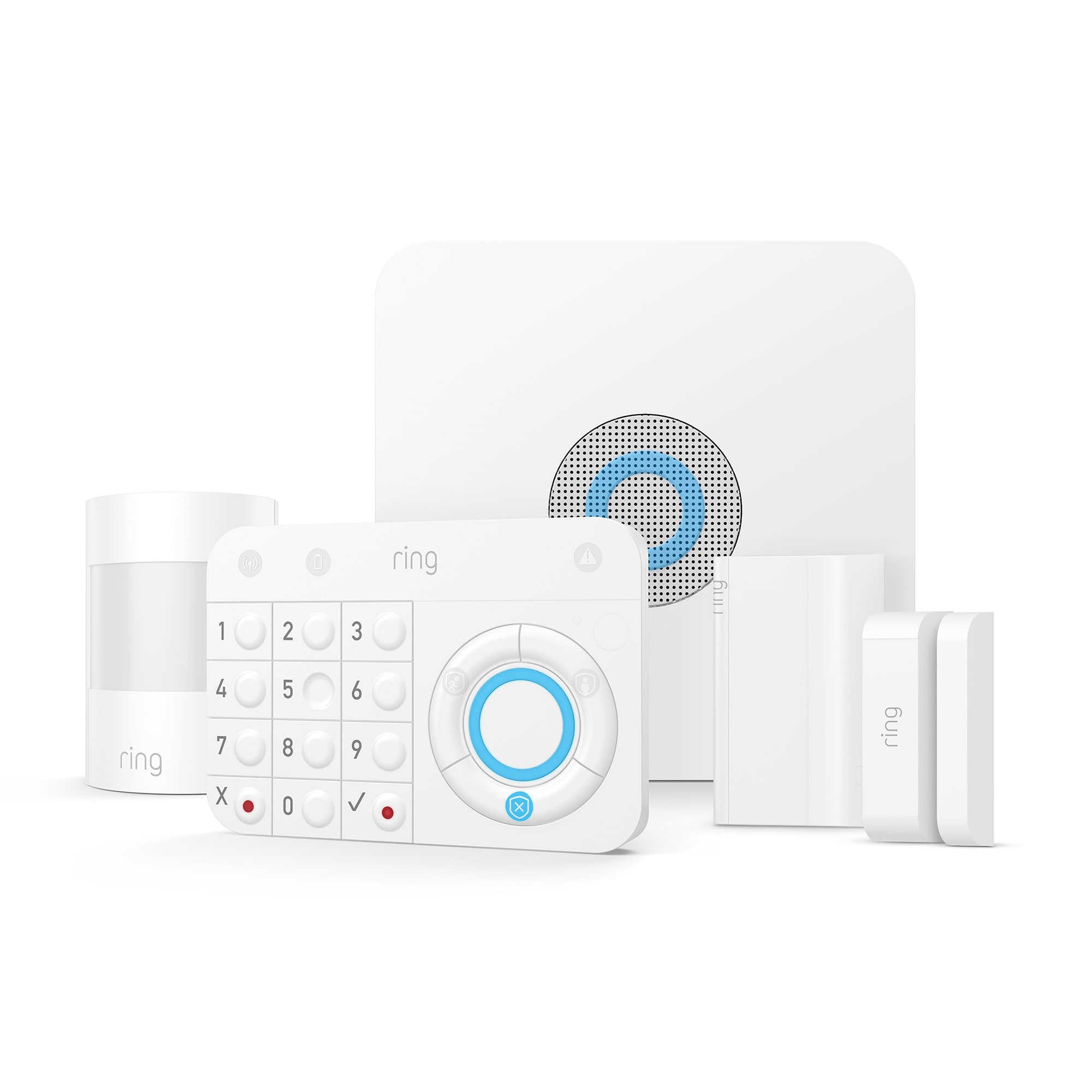 Ring Alarm Starter Home Security Kit (1st Gen) White  - Best Buy