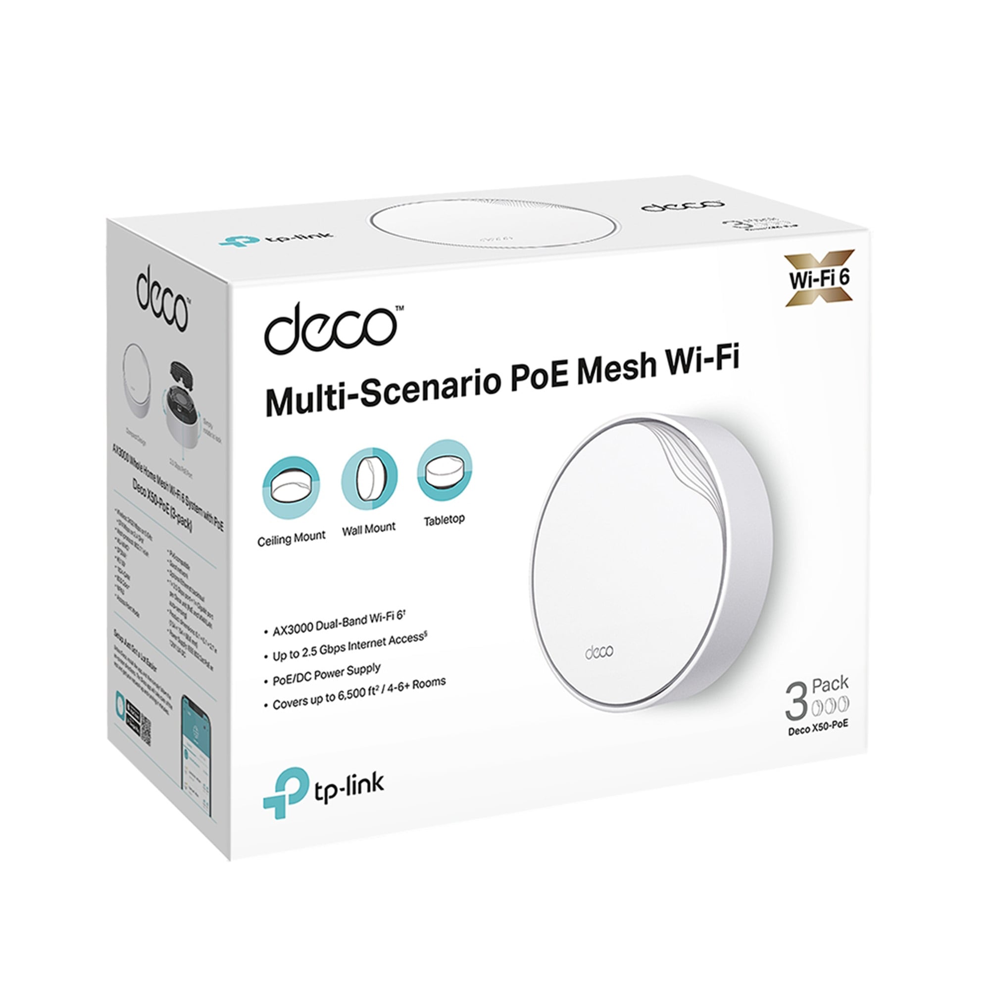 Tp-Link Deco X50-Outdoor Wi-Fi 6 Ieee 802.11ax Ethernet Wireless