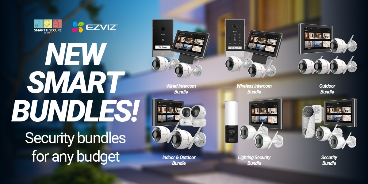 NEW EZVIZ SMART BUNDLES! Security bundles for any budget.